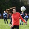 Catherine Kate Middleton, duchesse de Cambridge lors d'une session de Hurling, un sport traditionnel irlandais au Knocknacarra GAA Club à Galway le 5 mars 2020.