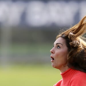 Catherine Kate Middleton, duchesse de Cambridge, lors d'une session de Hurling, un sport traditionnel irlandais au Knocknacarra GAA Club à Galway le 5 mars 2020.