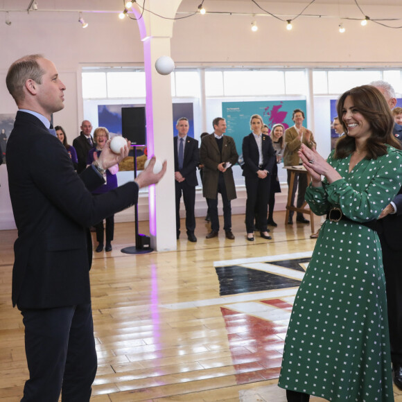 Le prince William et Catherine Kate Middleton lors d'un événement au restaurant Tribeton à Galway, Irlande le 5 mars 2020.