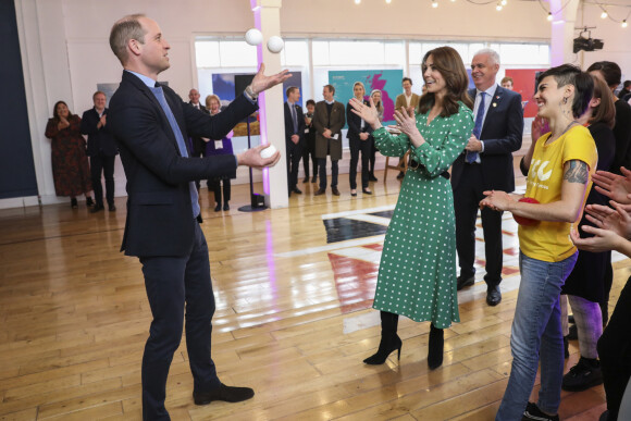 Le prince William et Catherine Kate Middleton lors d'un événement au restaurant Tribeton à Galway, Irlande le 5 mars 2020.