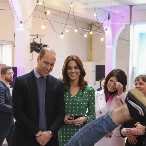 Le prince William et Catherine Kate Middleton lors d'un événement au restaurant Tribeton à Galway, Irlande le 5 mars 2020.