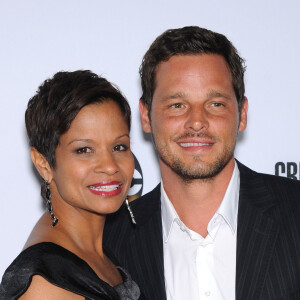 Justin Chambers & Keisha Chambers - Soiree du 200eme episode de "Grey's Anatomy" a Hollywood, le 28 septembre 2013