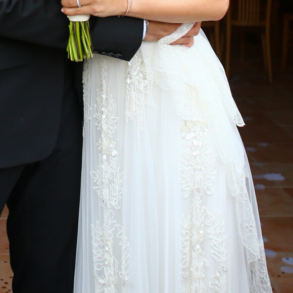 Mariage religieux en l'église de Villanova d' Alizée et Grégoire Lyonnet le 18 juin 2016 © Olivier Huitel - Olivier Sanchez / Bestimage