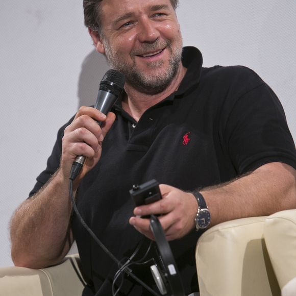 Russel Crowe - Conference de presse de "Man Of Steel" au film festival 2013 de Taormina en Italie, le 15 juin 2013