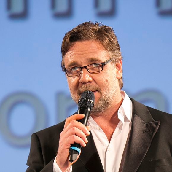 Russel Crowe - Conference de presse de "Man Of Steel" au film festival 2013 de Taormina en Italie, le 15 juin 2013