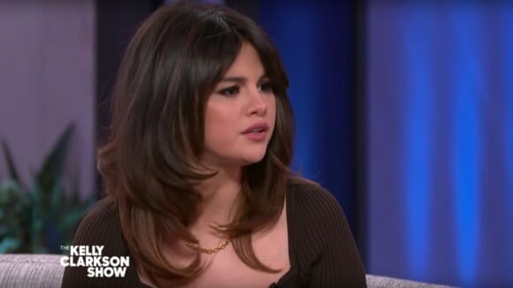 Selena Gomez dans l'émission "The Kelly Clarkson Show". Le 6 mars 2020.