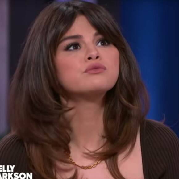 Selena Gomez dans l'émission "The Kelly Clarkson Show". Le 6 mars 2020.