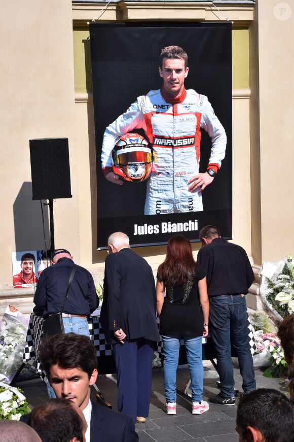 Illustration - Obsèques de Jules Bianchi en la cathédrale Sainte-Réparate à Nice, le 21 juillet 2015.