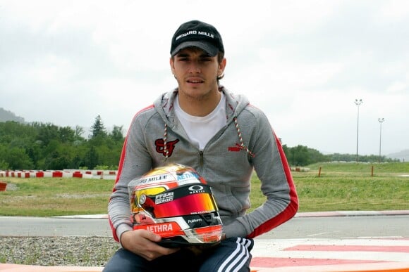 Exclusif - Jules Bianchi à Brignoles à l'aube de sa première saison de GP2, le 2 janvier 2012.