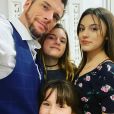 Norbert Tarayre avec ses trois filles, sur Instagram, le 8 mars 2020