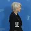 Helen Mirren, récompensée d'un Ours d'honneur pour l'ensemble de sa carrière, donne une conférence de presse à la 70 ème Berlinale (20 février - 1er mars 2020), le 27 février 2020.