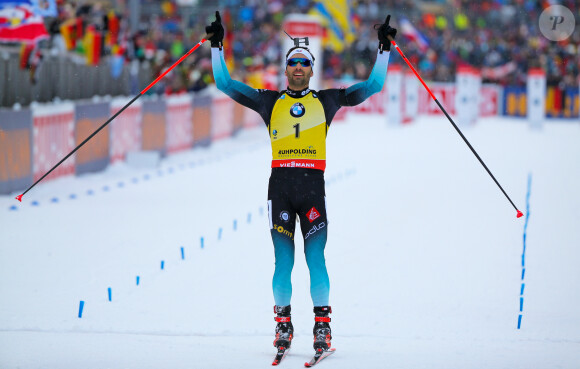 Martin Fourcade lors de la poursuite de la Coupe du monde de biathlon à Ruhpolding, Allemagne, le 19 janvier 2020. © Gepa/Panoramic/Bestimage