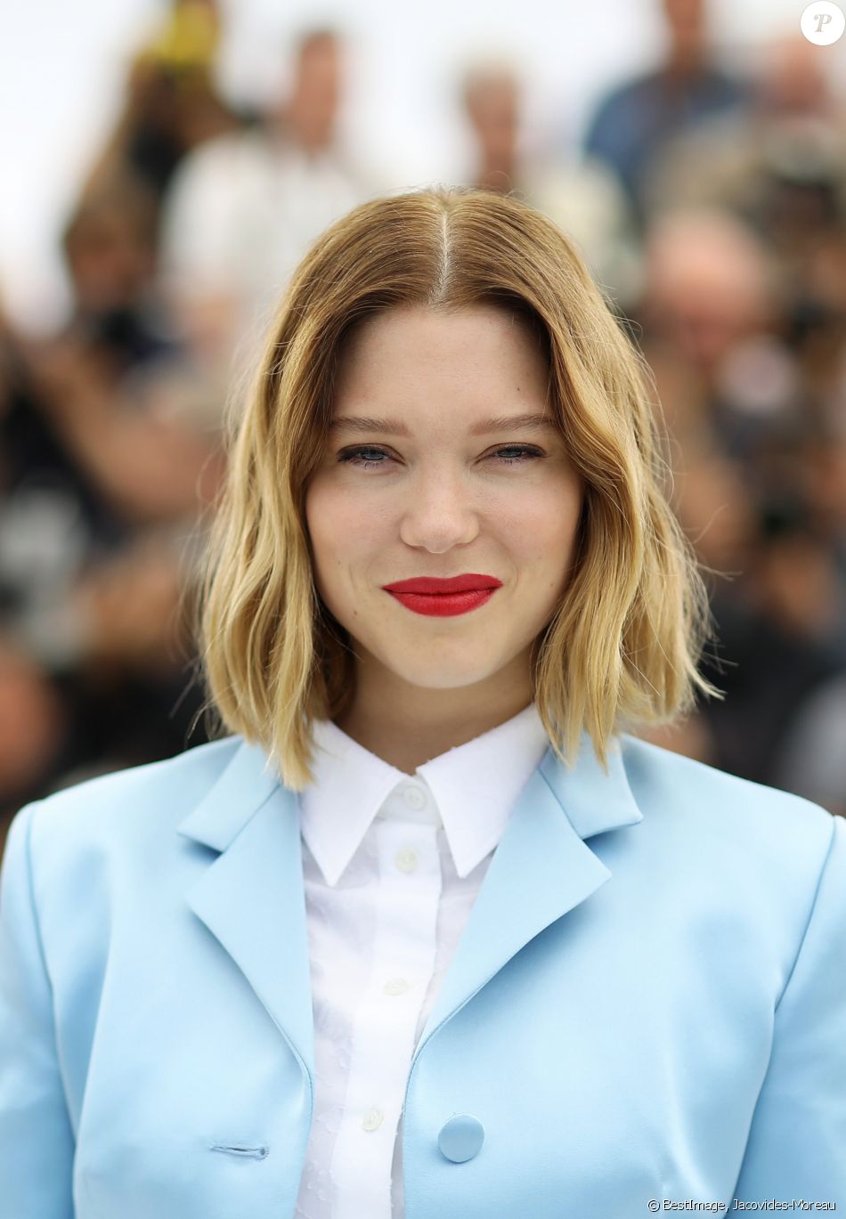 Léa Seydoux au photocall du film Roubaix, une lumière (Oh mercy!) lors