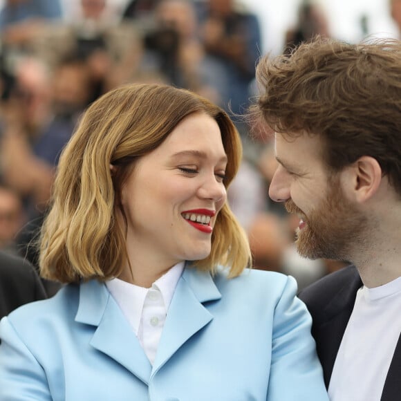 Léa Seydoux et Antoine Reinartz au photocall du film "Roubaix, une lumière (Oh mercy!)" lors du 72ème Festival International du film de Cannes, France, le 23 mai 2019. © Jacovides-Moreau/Bestimage