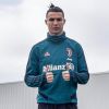 Cristiano Ronaldo avec la tenue d'entraînement de la Juventus de Turin. Mars 2020.