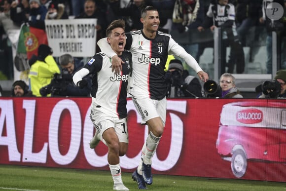 Paulo Dybala, Cristiano Ronaldo lors du match de la juventus de Turin contre Parme Calcio à Turin le 19 janvier 2020.
