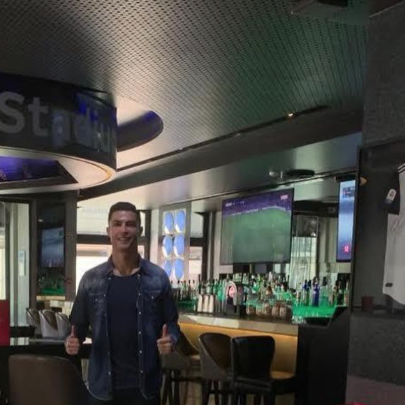 Cristiano à l'hôtel Pestana CR7, au Portugal. Décembre 2019.