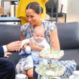 Le prince Harry et Meghan Markle avec leur fils Archie au Cap en Afrique du Sud le 25 septembre 2019.