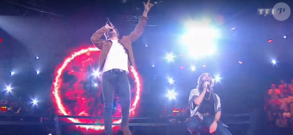 Battle entre Pierre et Luis dans The Voice, talents de Marc Lavoine - samedi 21 mars 2020, TF1