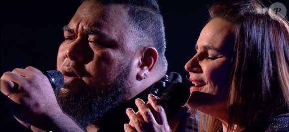 Battle entre Jimmy et Nataly dans The Voice, talents de Lara Fabian - samedi 21 mars 2020, TF1