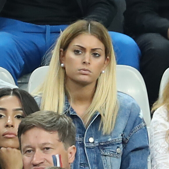 Mélanie (les anges 8, la compagne d'Anthony Martial) au match d'ouverture de l'Euro 2016, France-Roumanie au Stade de France, le 10 juin 2016. © Cyril Moreau/Bestimage