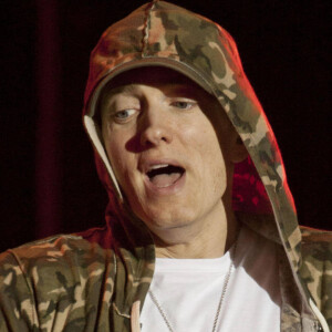 Eminem en concert au "Reading Festival 2013" au Royaume-Uni. Le 24 aout 2013 Eminem plays Reading Festival 2013