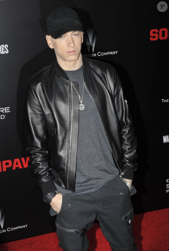 Eminem - Première du film "Southpaw" à New York. Le 20 juillet 2015