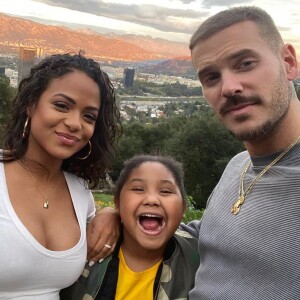 Violet (9 ans), la fille de Christina Milian, sur Instagram. Avec M. Pokora à Los Angeles. Février 2020.