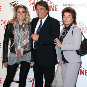 Bernard Tapie avec sa femme Dominique et sa fille Sophie - Avant-première de 'Salaud on t'aime' à l'UGC Normandie sur les Champs-Elysées à Paris le 31 mars 2014.