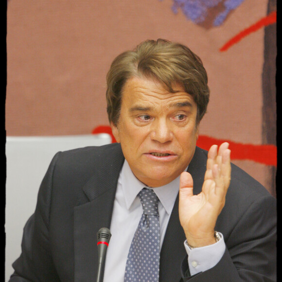 Bernard Tapie entendu par la comission des finances à l'Assemblée nationale le 10 septembre 2008.