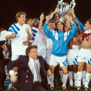 Bernard Tapie lors de la Finale Ligue Des Champions "Marseille vs Milan AC" à Munich. Le 26 mai 1993. Imago / Panoramic / Bestimage