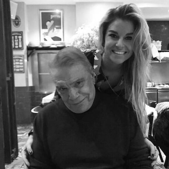 Bernard Tapie et sa fille Sophie posent sur Instagram pour la nouvelle année, le 31 décembre 2017.