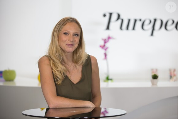 Exclusif - Rendez-vous avec Julie Taton pour Purepeople à Paris le 13 septembre 2016.