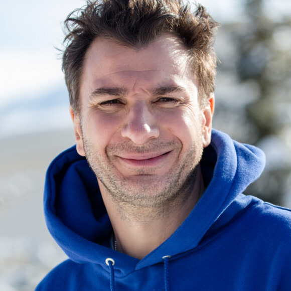 Michaël Youn au photocall du film "Lucky" lors du 23ème festival international du film de comédie de l'Alpe d'Huez, le 18 janvier 2020. © Cyril Moreau/Bestimage