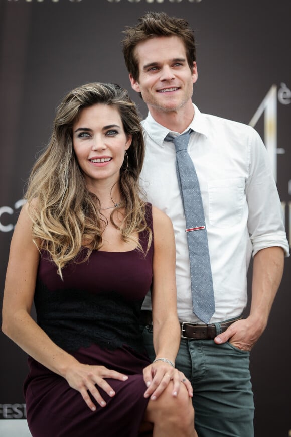 Amelia Heinle Greg et Rikaart lors du photocall de "Les Feux de l'amour" (The Young and the Restless) pendant le 54 ème Festival de télévision de Monte-Carlo à Monaco, le 9 juin 2014.