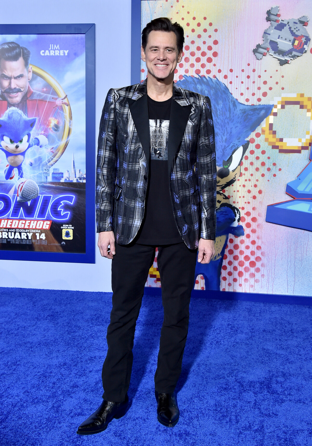 Photo : Jim Carrey à La Première Du Film "Sonic The Hedgehog" à Los ...