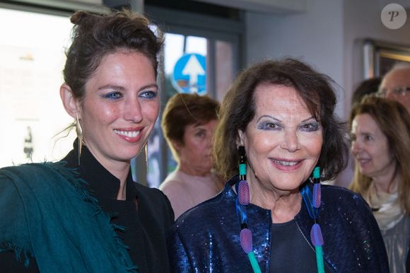 Claudia Cardinale et sa fille Claudia Squitieri à la première de "Rudy Valentino" à Rome, le 23 mai 2018.