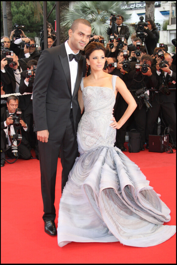 Tony Parker et Eva Longoria lors du 62e Festival de Cannes, le 15 mai 2009.