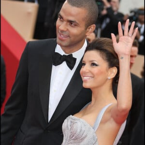 Tony Parker et Eva Longoria lors du 62e Festival de Cannes, le 15 mai 2009.