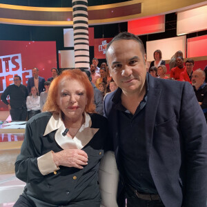 Exclusif - Régine, François-Xavier Demaison - Enregistrement de l'émission "Les Enfants de la Télé" animée par Laurent Ruquier à Paris, le 28 février 2020. Diffusion le 22 mars 2020 sur France 2.