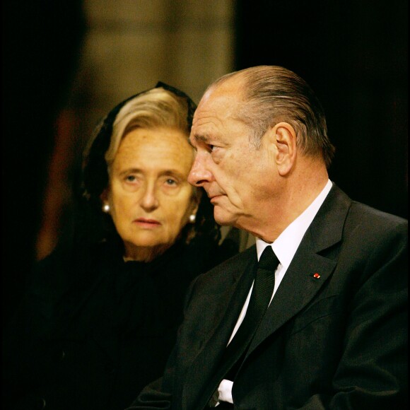 Bernadette Chirac et Jacques Chirac en 2005 à Monaco.