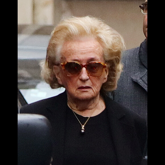 Bernadette Chirac - Obsèques de Laurence Chirac, la fille de Jacques et Bernadette Chirac en la chapelle de Jésus-Enfant de la basilique Sainte-Clotilde à Paris, le 16 avril 2016. © Crystal Pictures/Bestimage