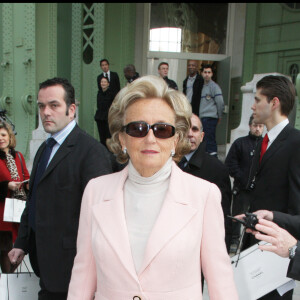 Bernadette Chirac - Défilé Chanel haute couture printemps-été 2008. Paris. Le 22 janvier 2008.