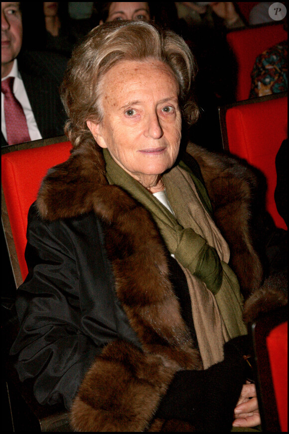 Bernadette Chirac - Henri Salvador tire sa révérence et fait ses adieux sur scène. Palais des congrès de Paris. Le 21 décembre 2007.