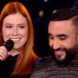 Matteo et Margau lors des battles de "The Voice 2020" - Talents de Lara Fabian. Emission du samedi 28 mars 2020, TF1