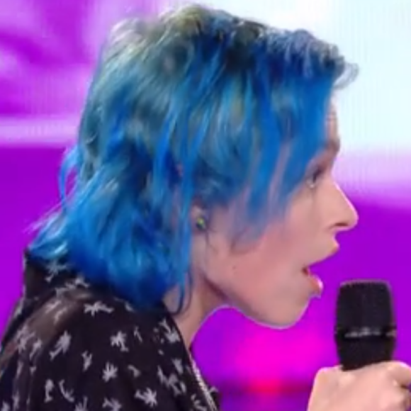 Melba et Anna lors des battles de "The Voice 2020" - Talents de Amel Bent. Emission du samedi 28 mars 2020, TF1
