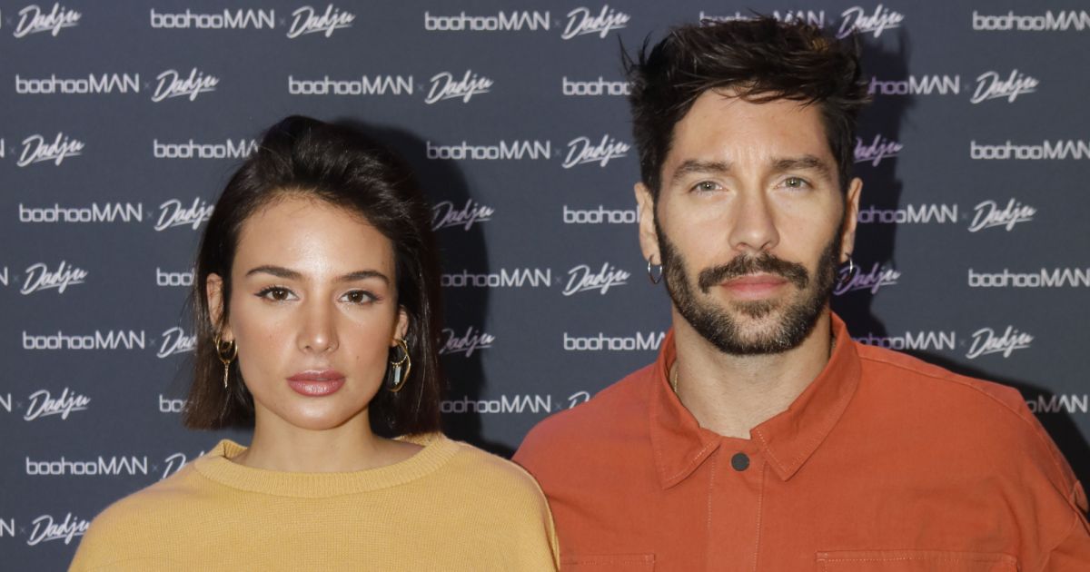 Jade Leboeuf et son mari Stéphane Rodrigues Soirée de lancement BoohooMan x Dadju à l'Institut