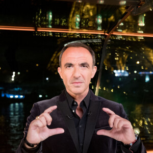 Exclusif  Nikos Aliagas - Enregistrement de l'émission "Toute la musique qu'on aime", qui sera diffusée le 31 décembre sur TF1, sur la péniche "Crystal II" à Paris. Le 9 décembre 2019 © Cyril Moreau / Bestimage