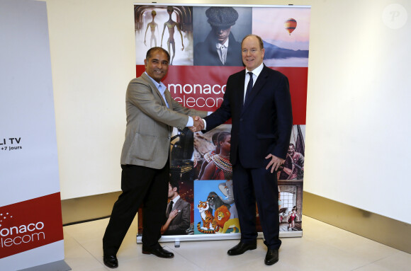 Exclusif - Le prince Albert II de Monaco à la présentation de Monaco Telecom Tv et Apple Tv au Grimaldi Forum le 2 mars 2020. © Jean-François Ottonello / Nice Matin / Bestimage