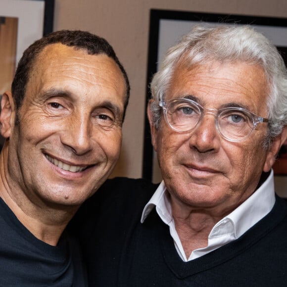 Exclusif - Zinedine Soualem, Michel Boujenah - Personnalités lors de la représentation de la pièce "C'était quand la dernière fois ?" lors du Festival de Ramatuelle. Le 3 août 2019 © Cyril Bruneau / Festival de Ramatuelle / Bestimage